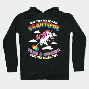 Beautiful Unicorn Farting Rainbows Hoodie